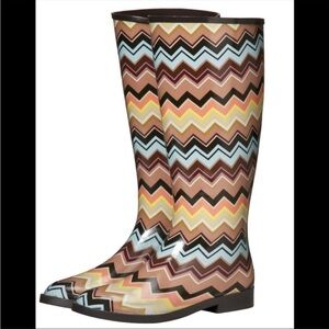 Missoni For Target Rain Boots Size 6